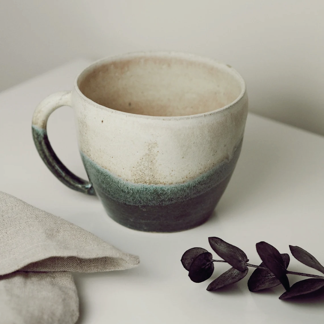 Handmade Ceramic Mug - Mountains