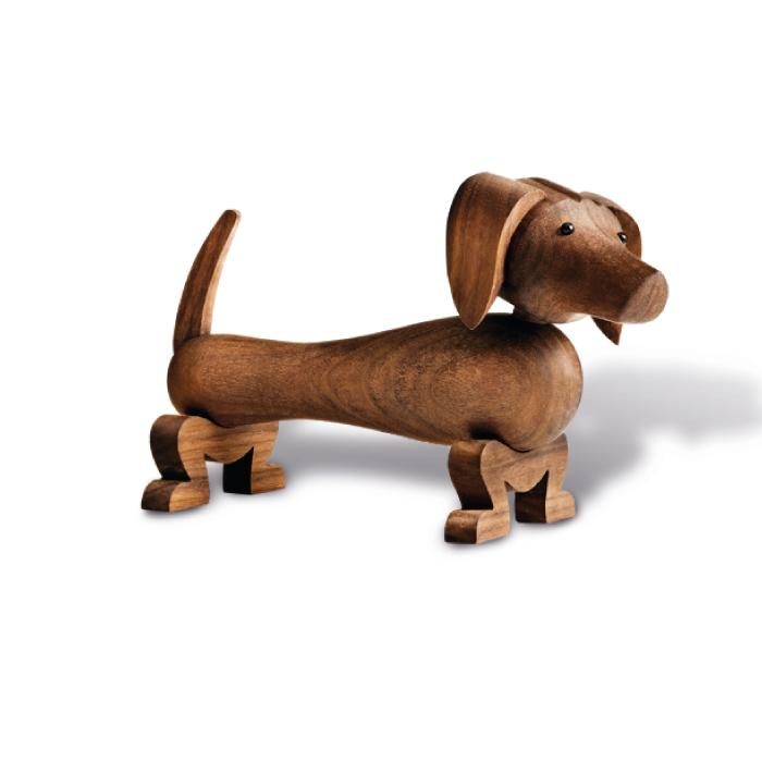 Kay Bojesen Dog - Oiled Walnut